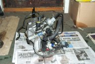 MK5 Escort 1600i manifold left view.